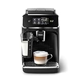 Philips Domestic Appliances 2200 Serie EP2231/40 Kaffeevollautomat, 3 Kaffeespezialitäten (LatteGo Milchsystem) 1500 Watt, 1.8 Liter, 37.1 x 24.6 x 43.4 cm, Klavierlack-schwarz